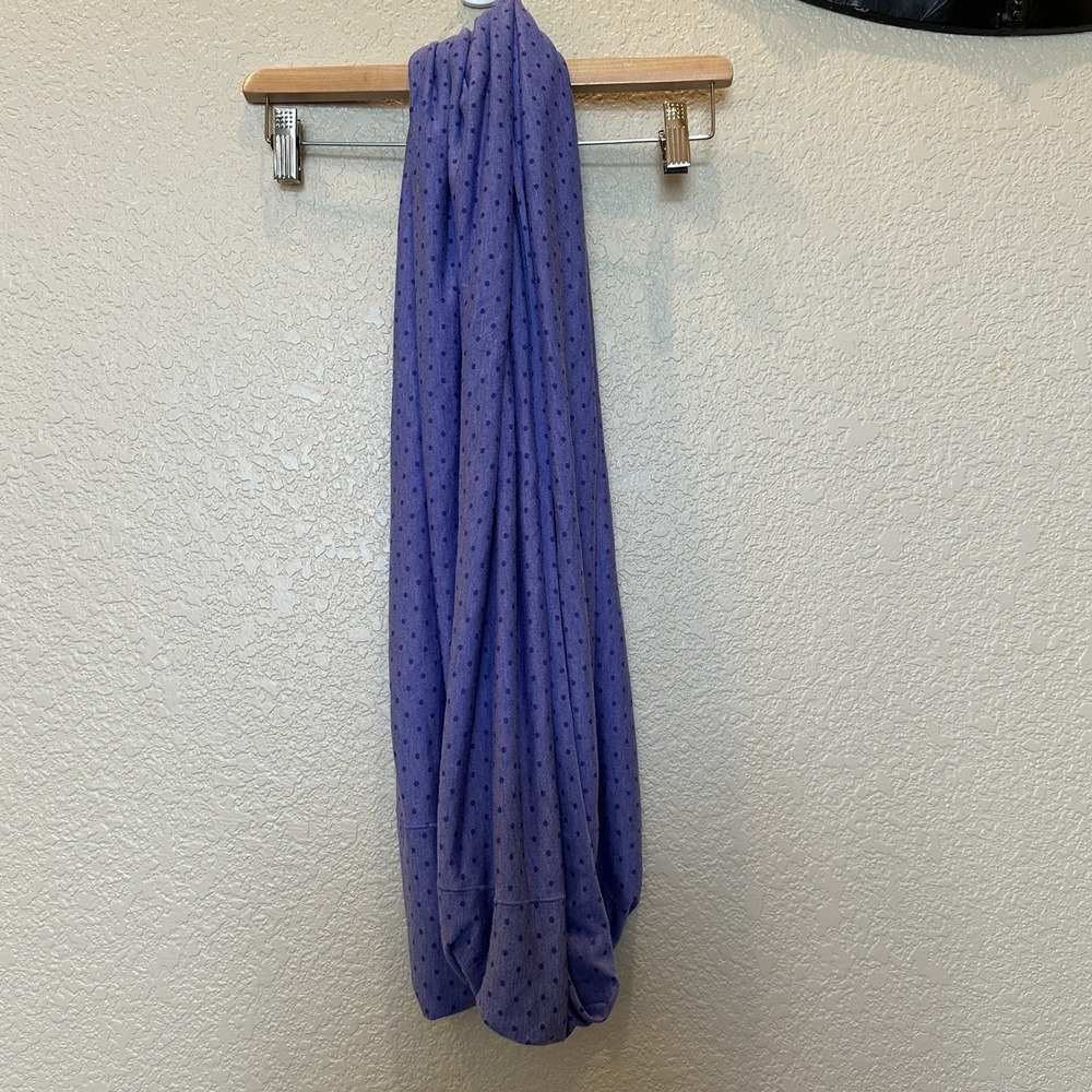 Nike Purple Polka Dot Infinity Scarf Dry Fit One Size Fits Most 1